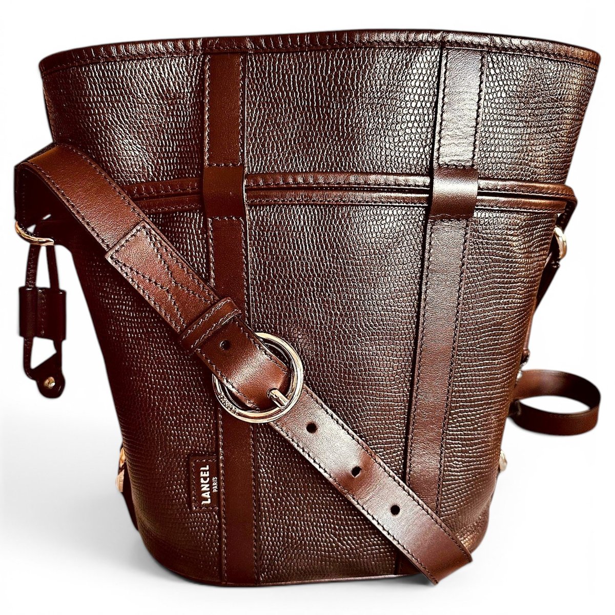 Elsa Sellier leather crossbody bag