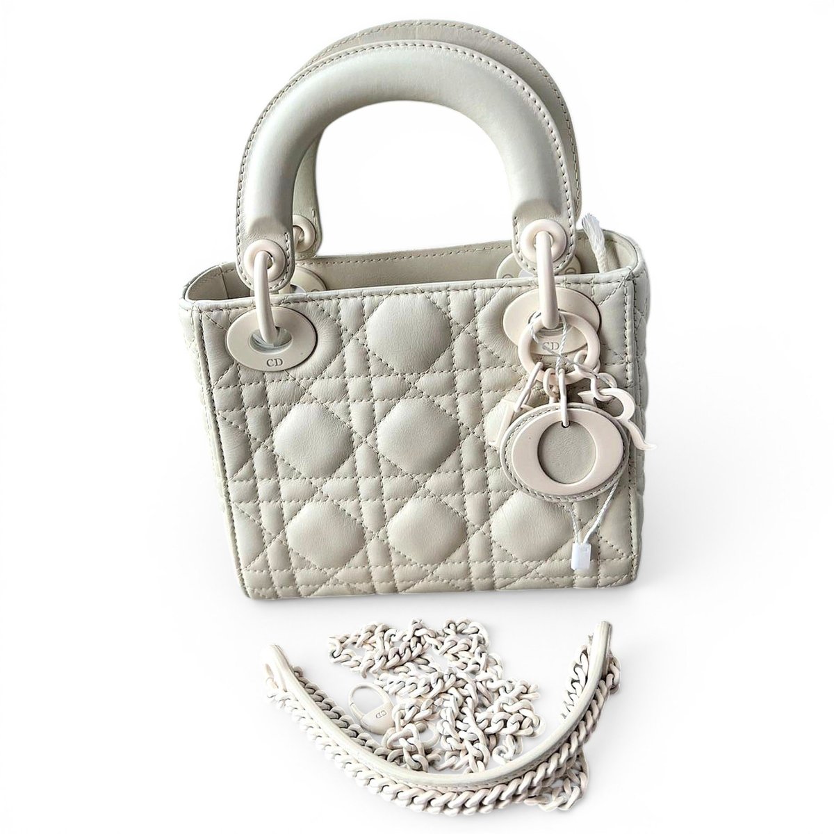 Lady Dior leather handbag