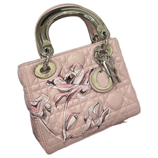 Lady Dior leather handbag