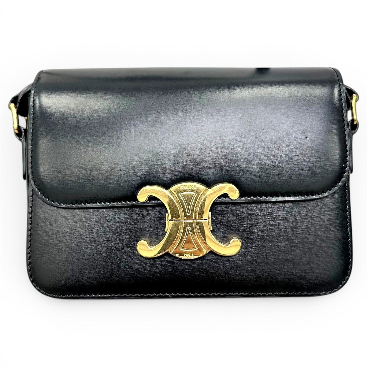 Triomphe leather handbag