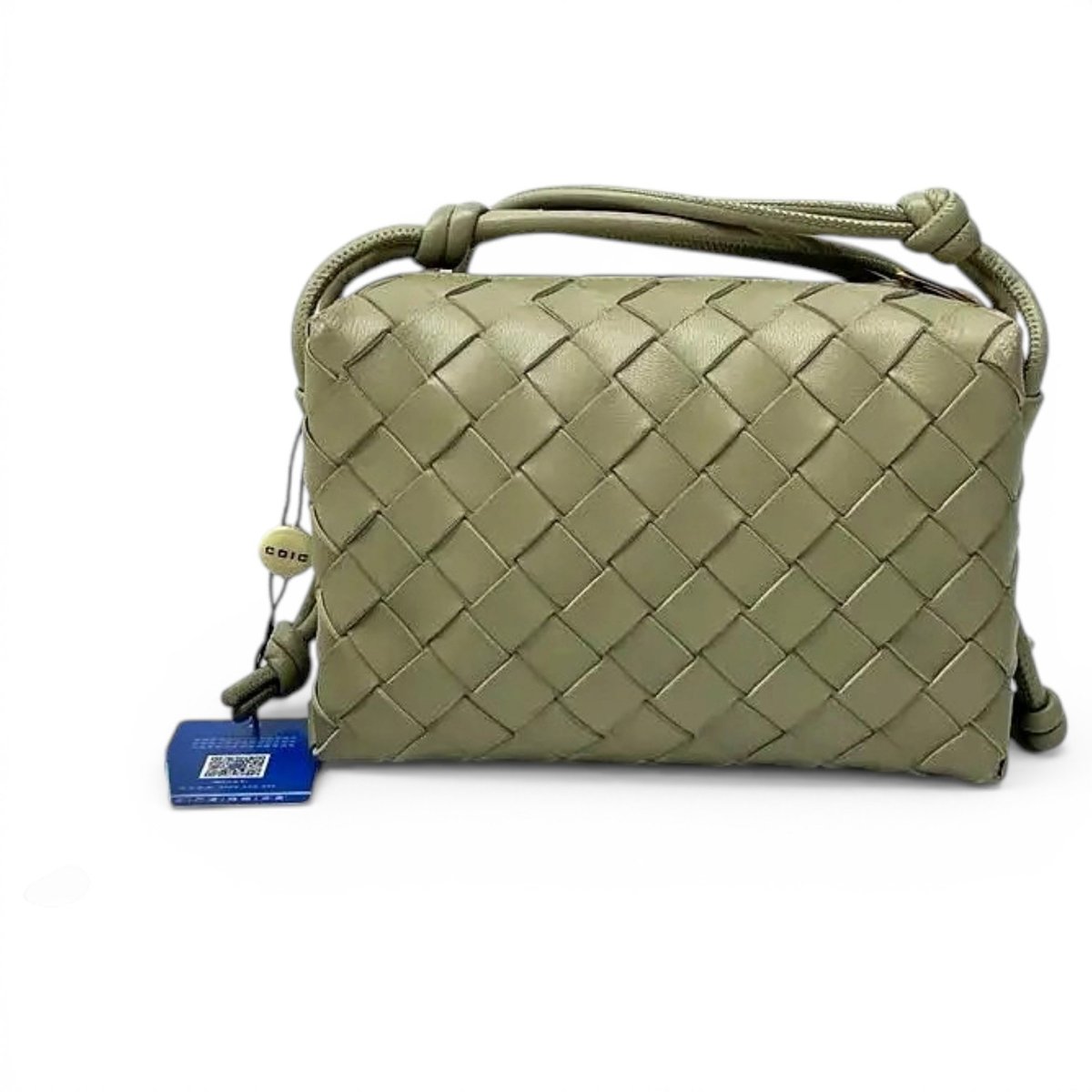 Loop leather crossbody bag
