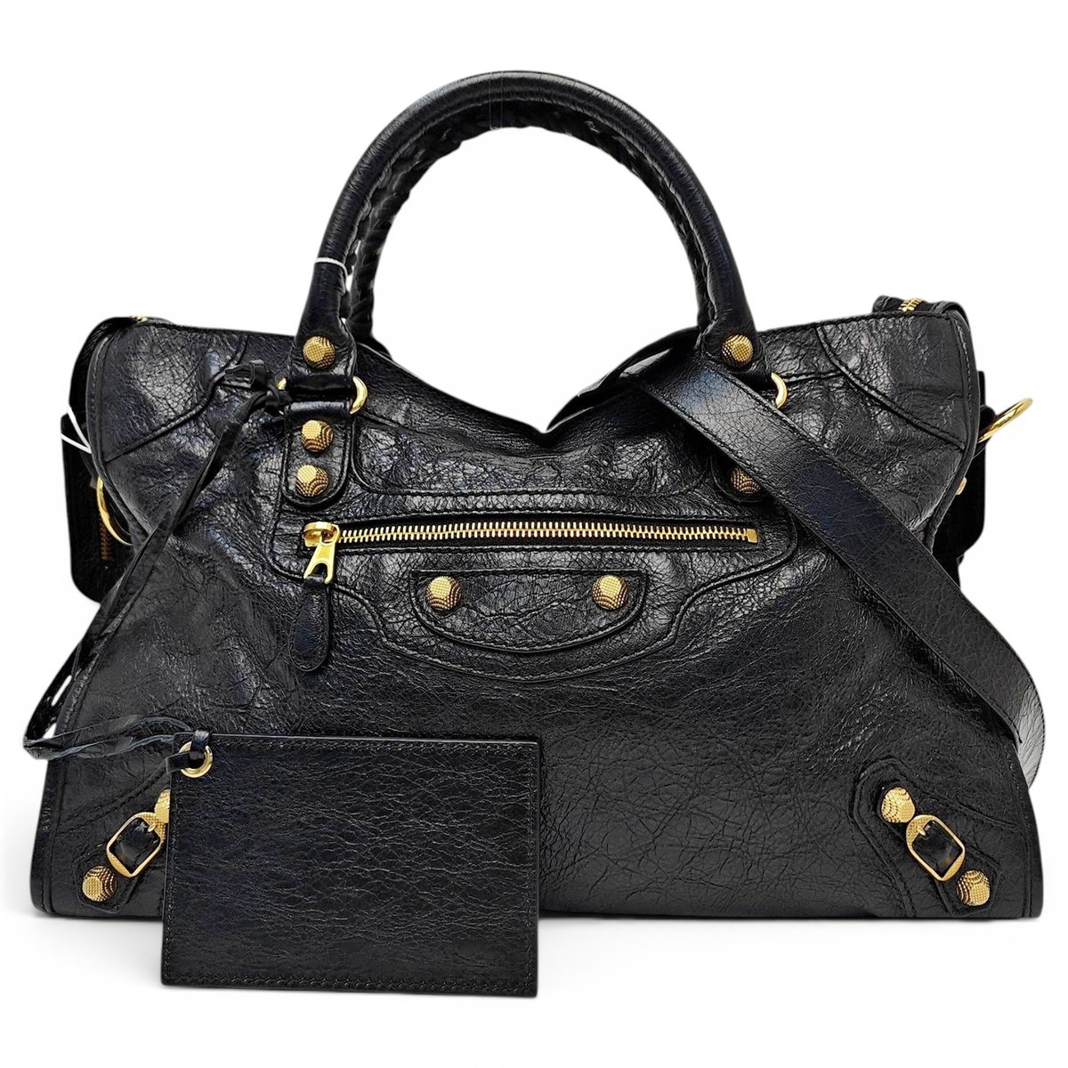 City leather crossbody bag