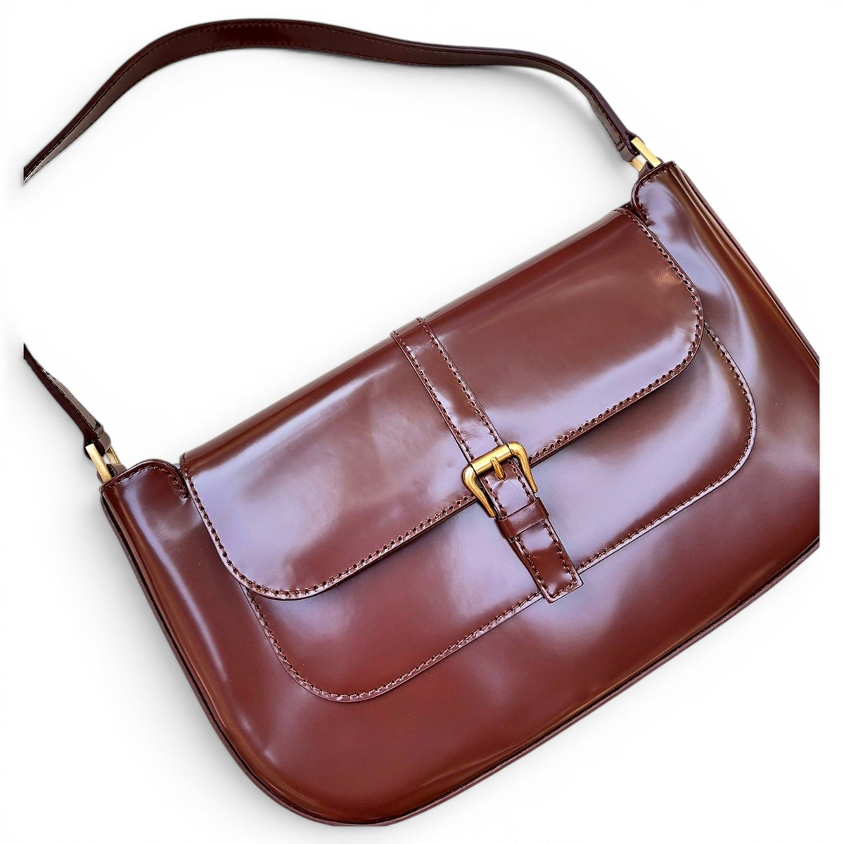 Miranda patent leather handbag