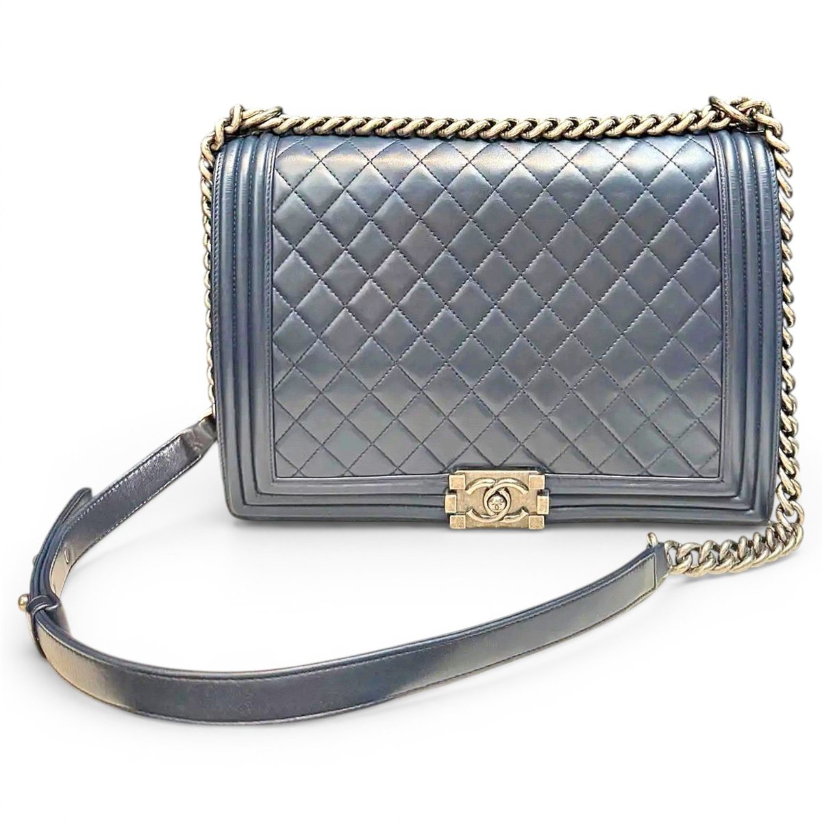 Boy leather crossbody bag