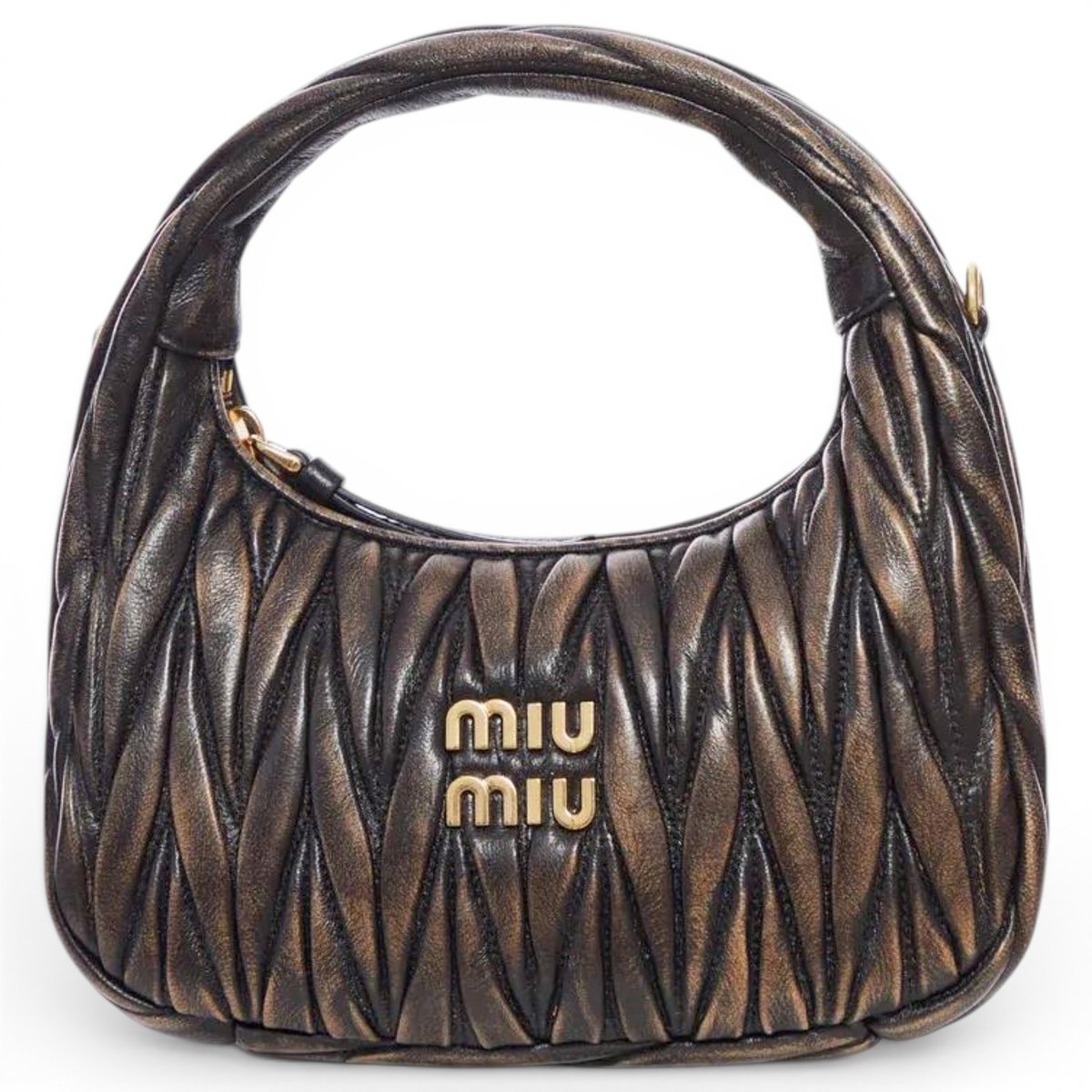 Miu Wander leather handbag