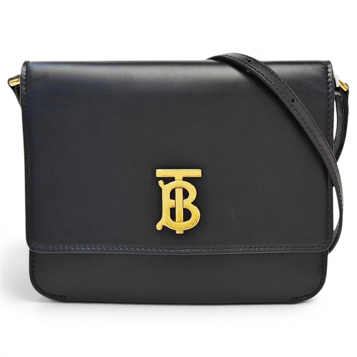 TB leather handbag