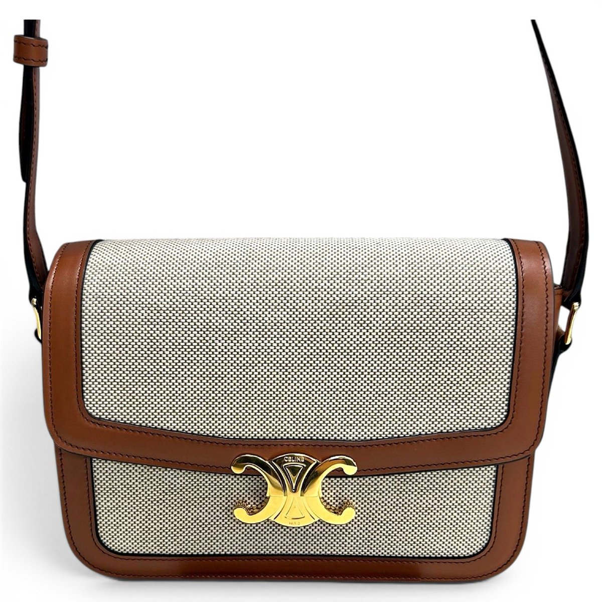 Triomphe cloth handbag