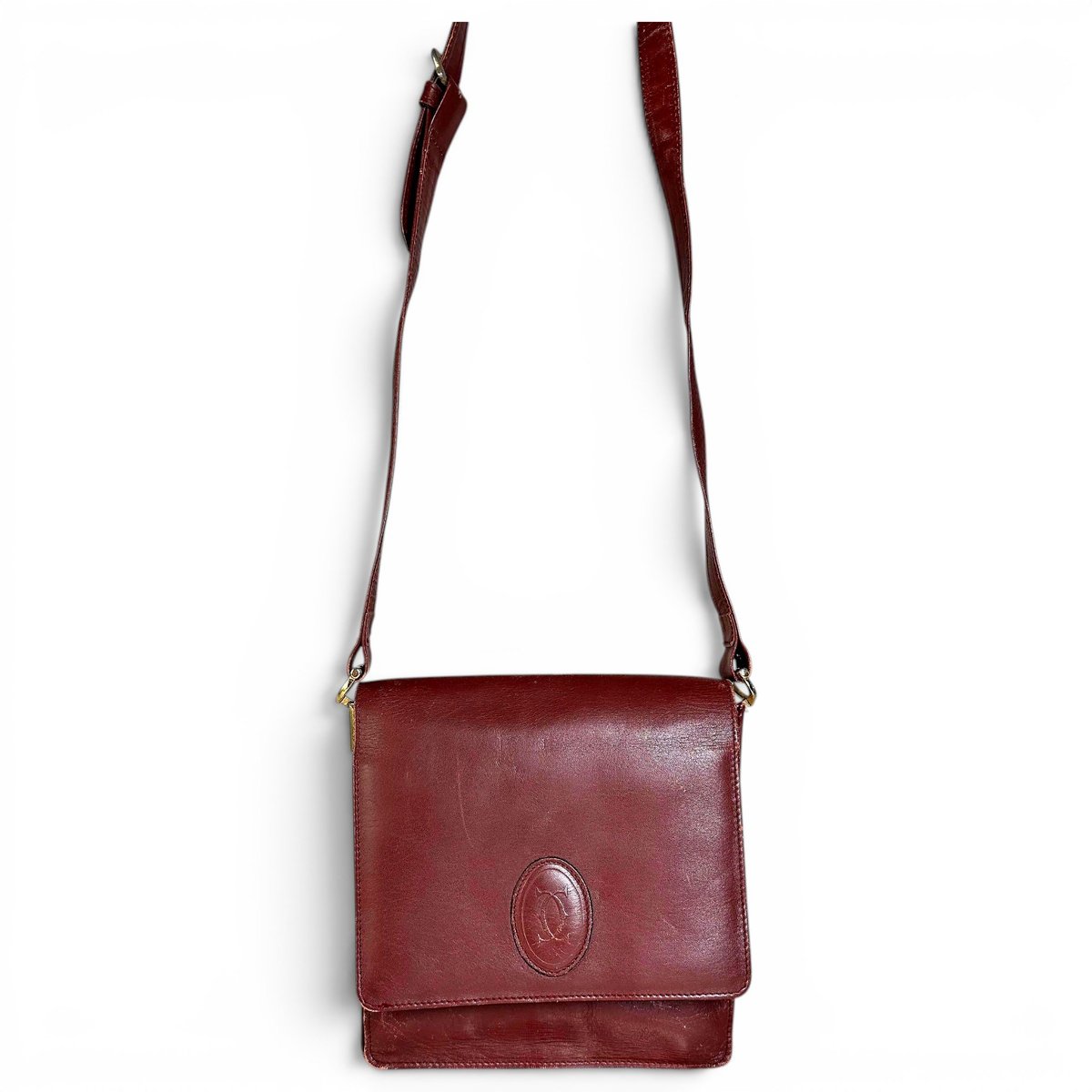 Cabochon leather handbag