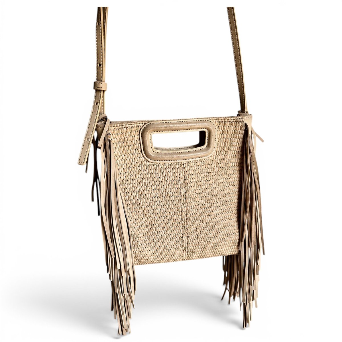 Sac M leather crossbody bag