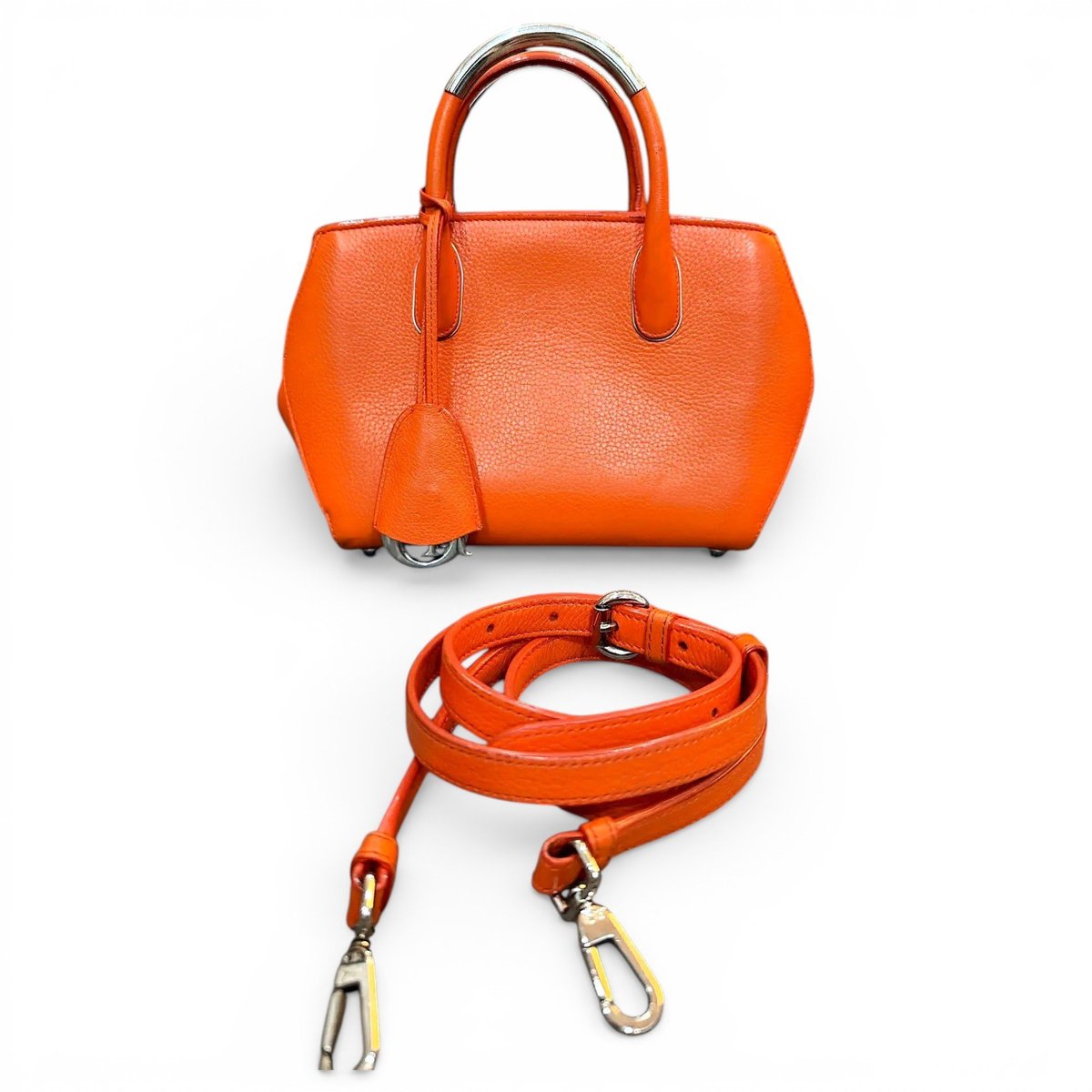 Open Bar leather handbag