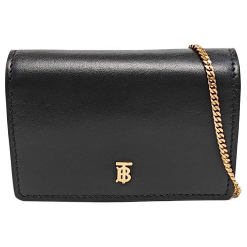 TB leather crossbody bag