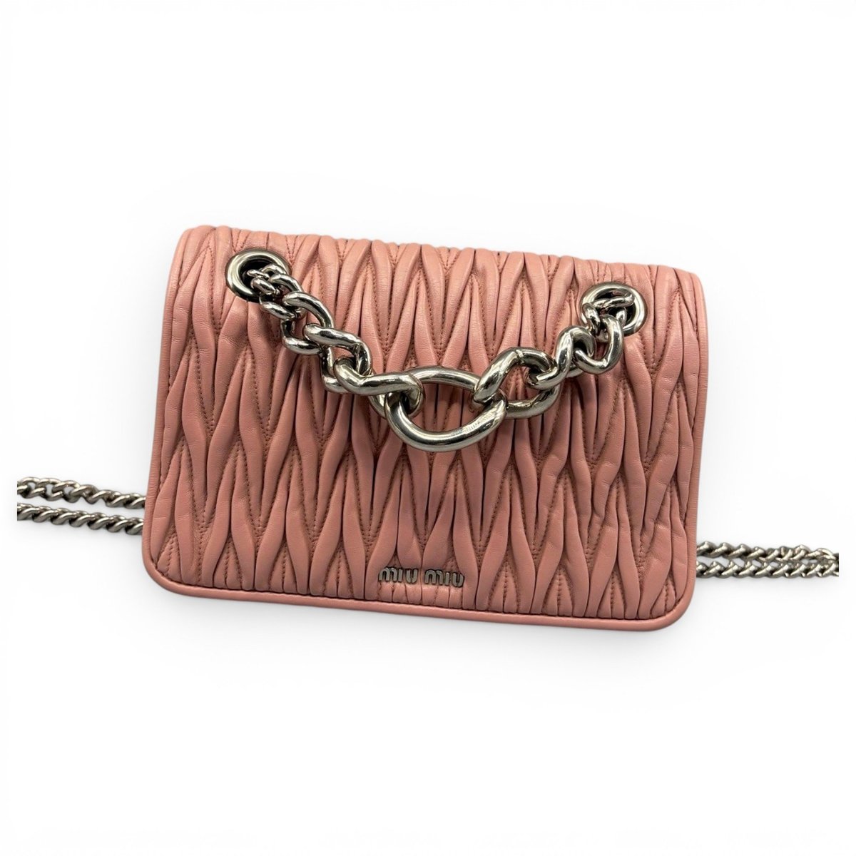 Miu Club leather handbag