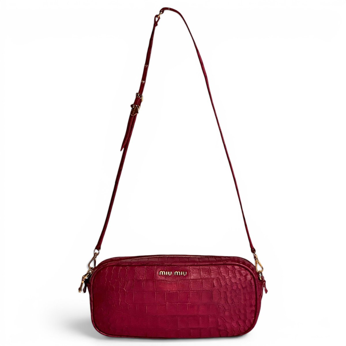 Miu Wander leather handbag