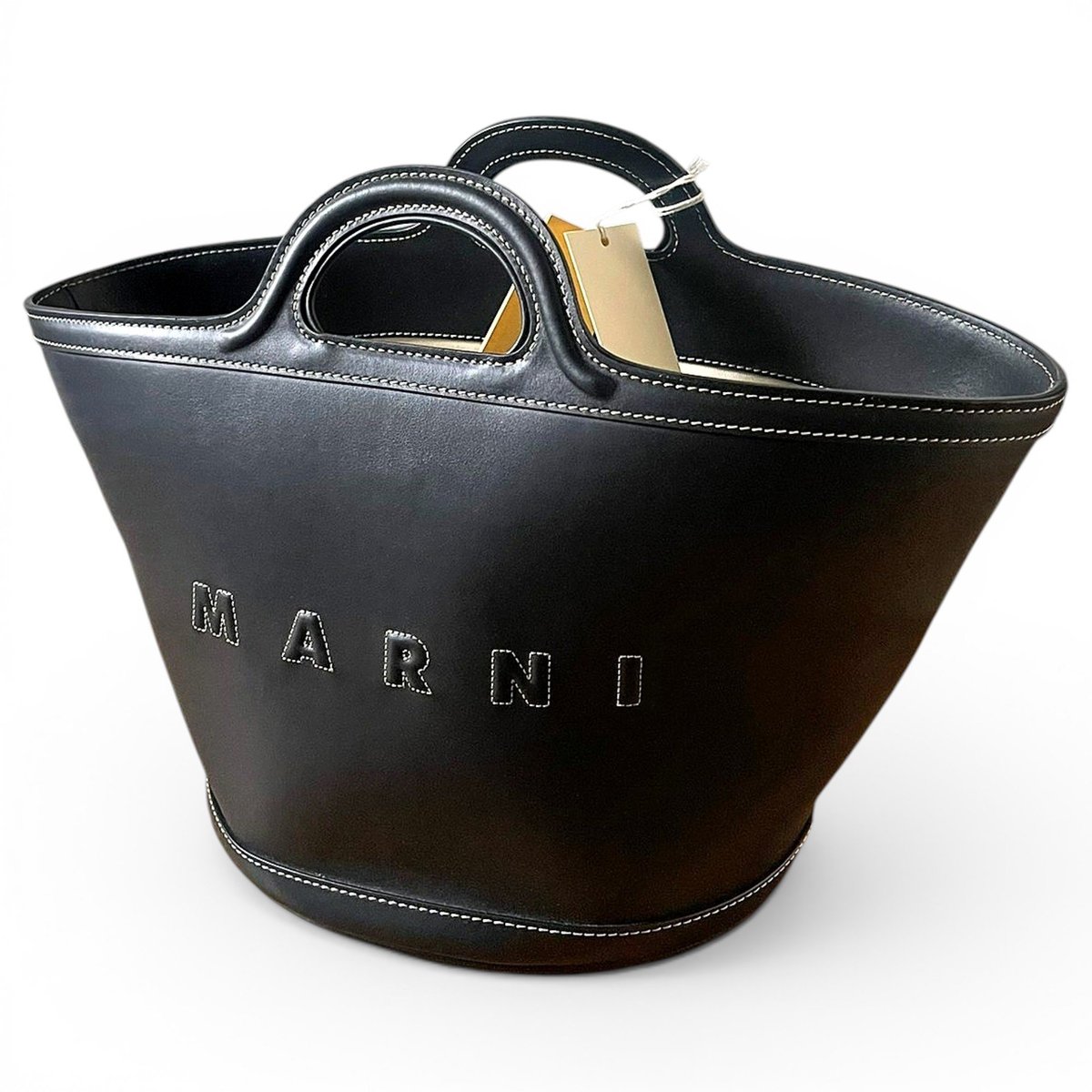 Tropicalia leather handbag