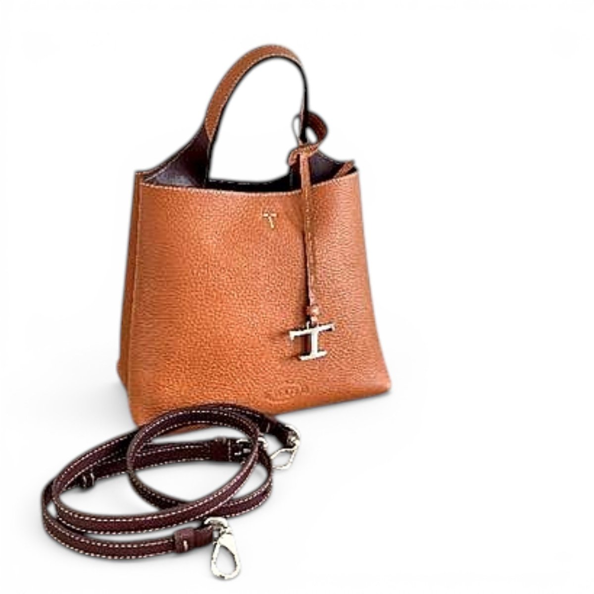Leather tote
