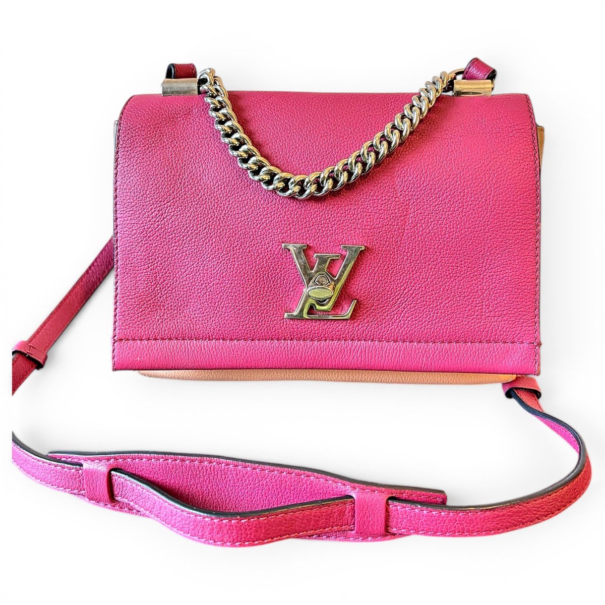 Lockme leather handbag