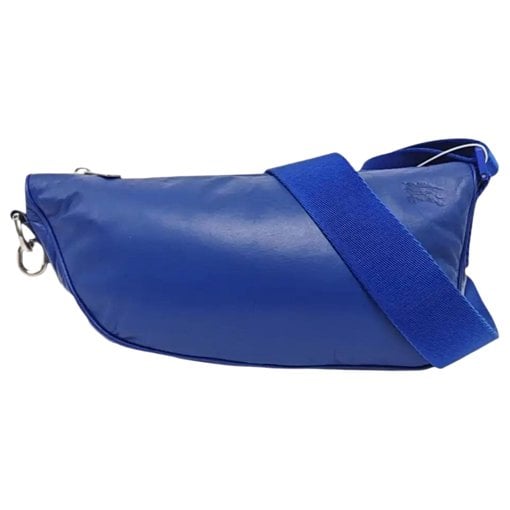 Shield leather crossbody bag