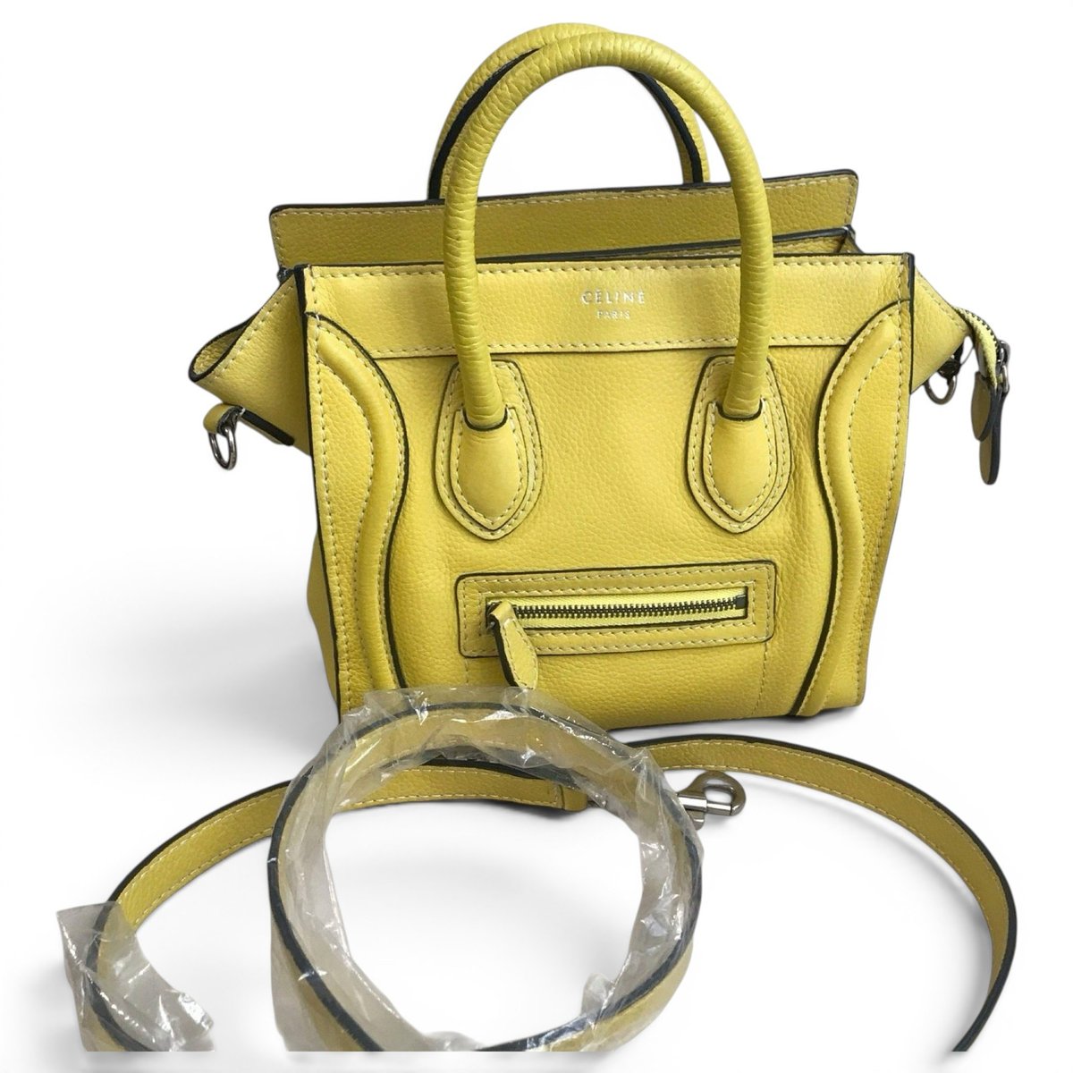 Nano Luggage leather handbag