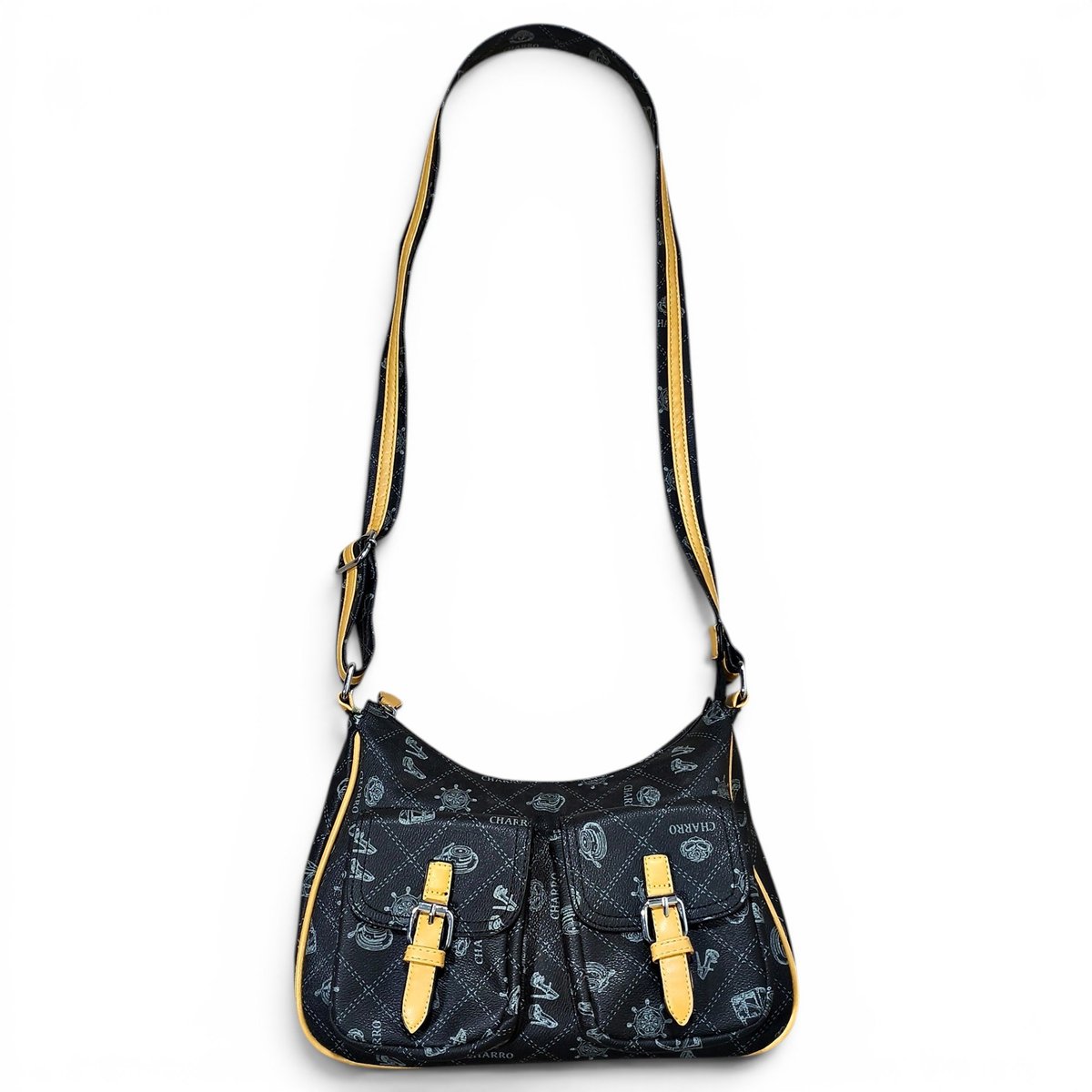 Vegan leather crossbody bag