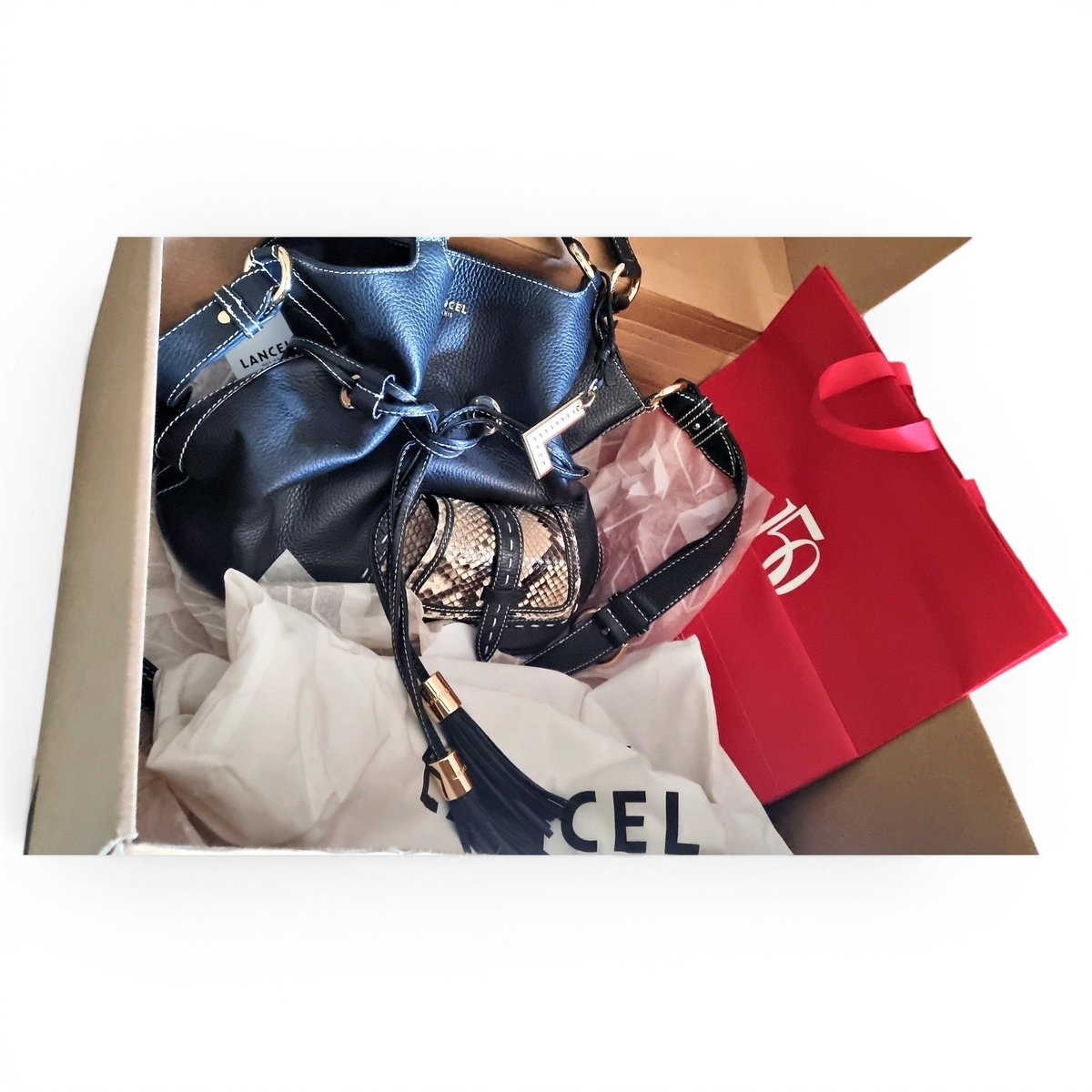 1er Flirt leather bag