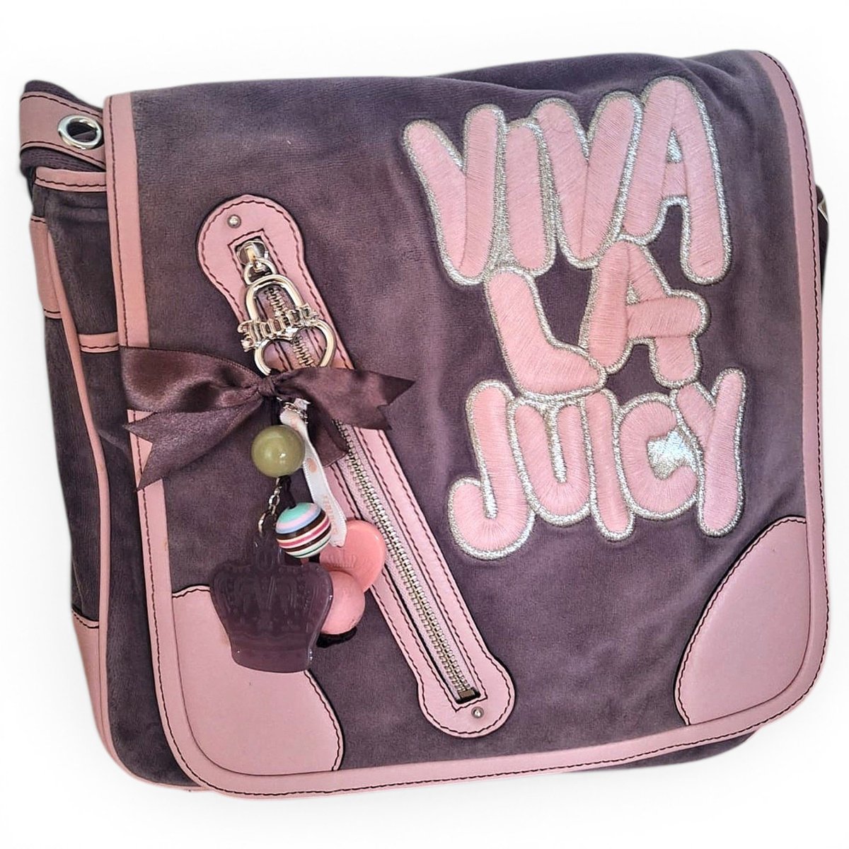 Velvet handbag