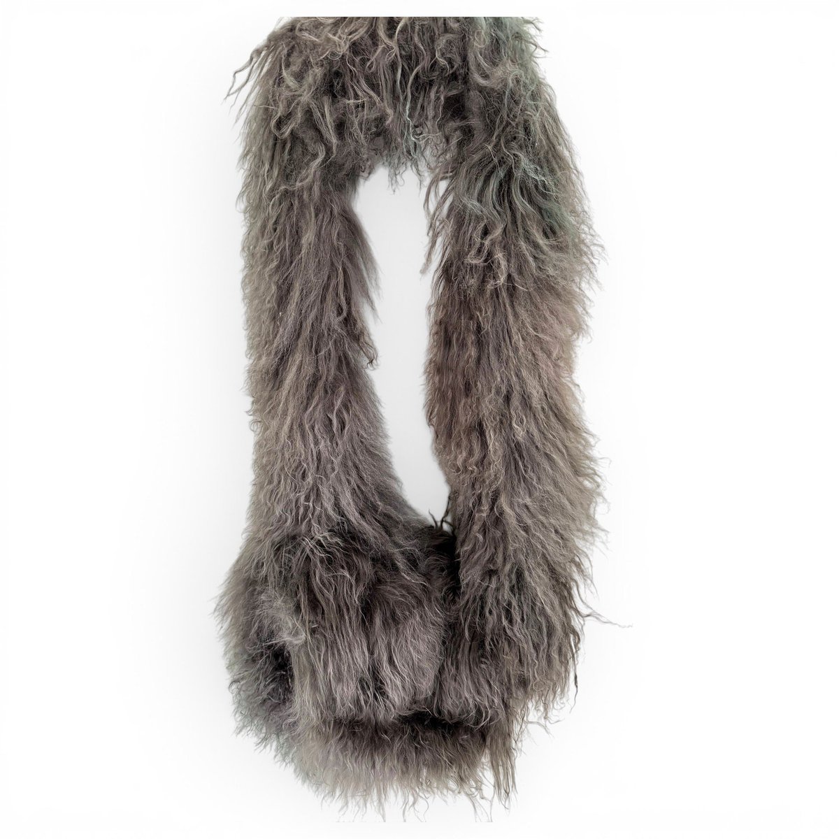 Mongolian lamb handbag