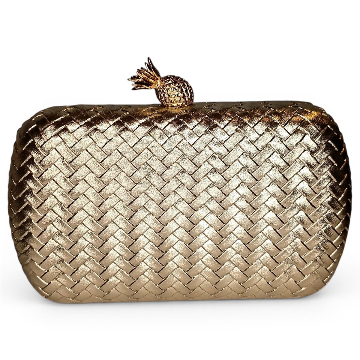 Vegan leather clutch bag