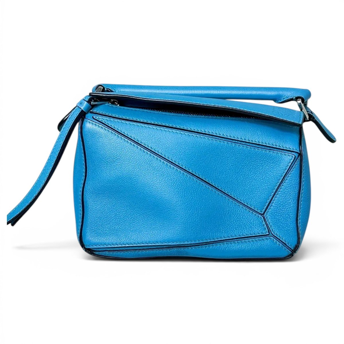 Puzzle leather crossbody bag