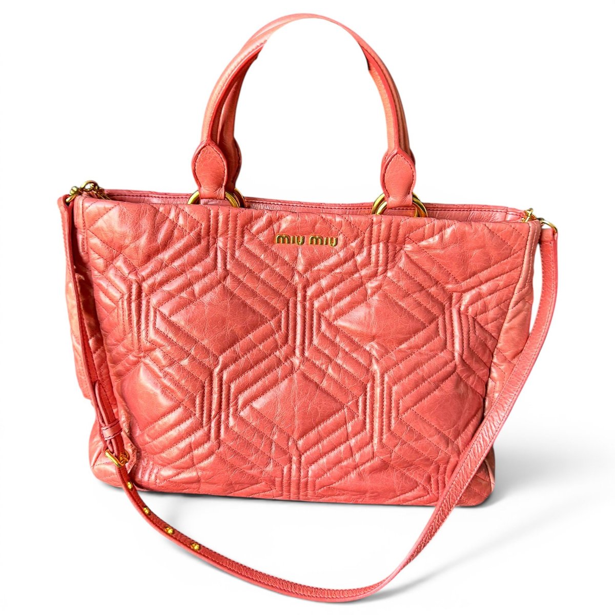 Vitello leather tote