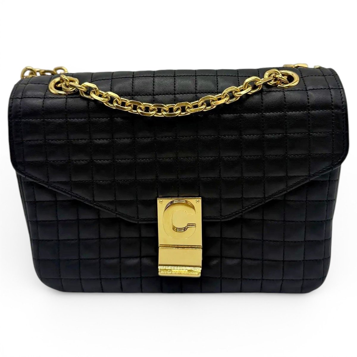C bag leather handbag