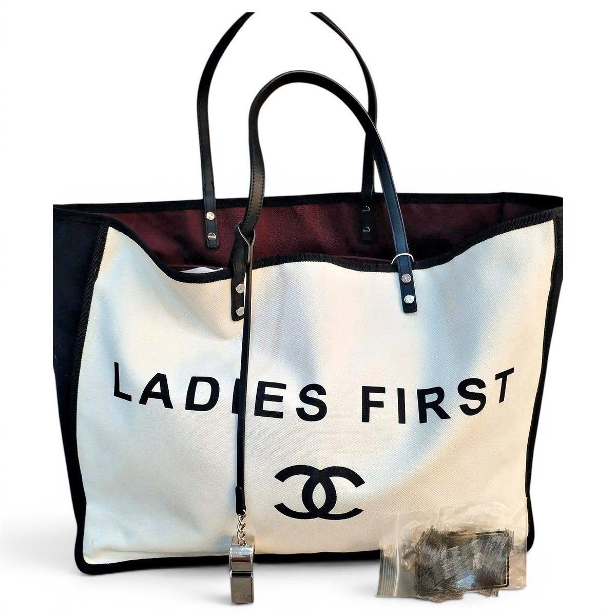 Deauville Chain cloth tote