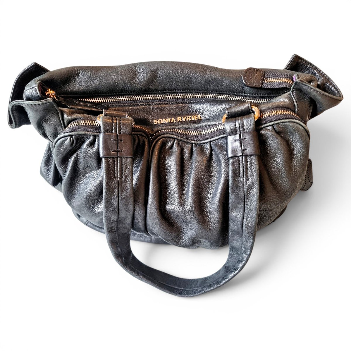 Leather handbag