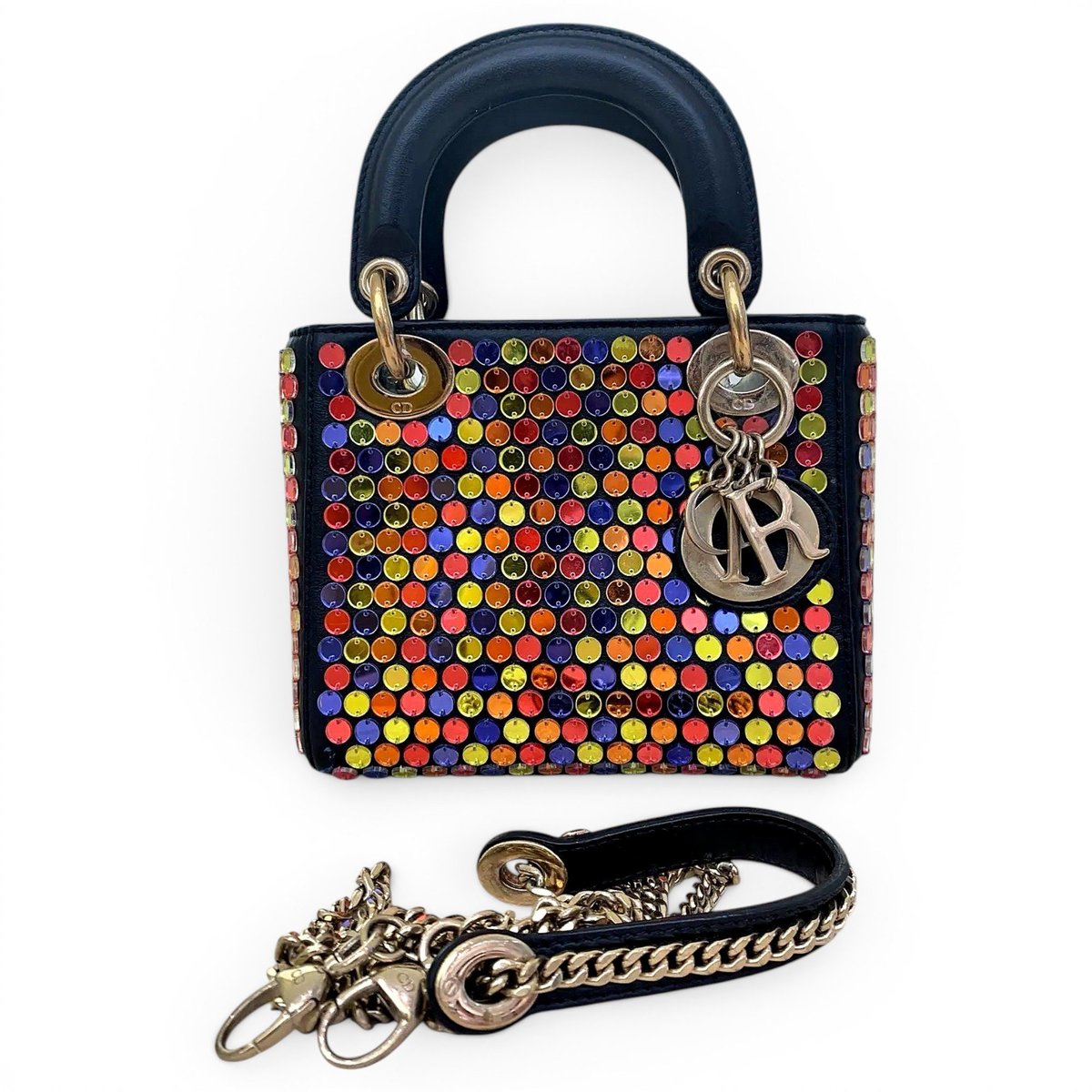 Lady Dior leather handbag