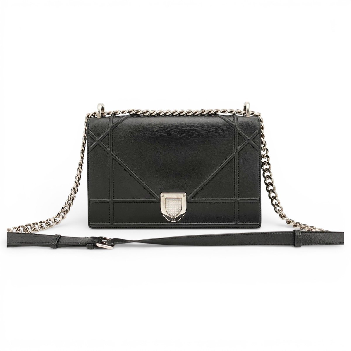 Diorama leather crossbody bag