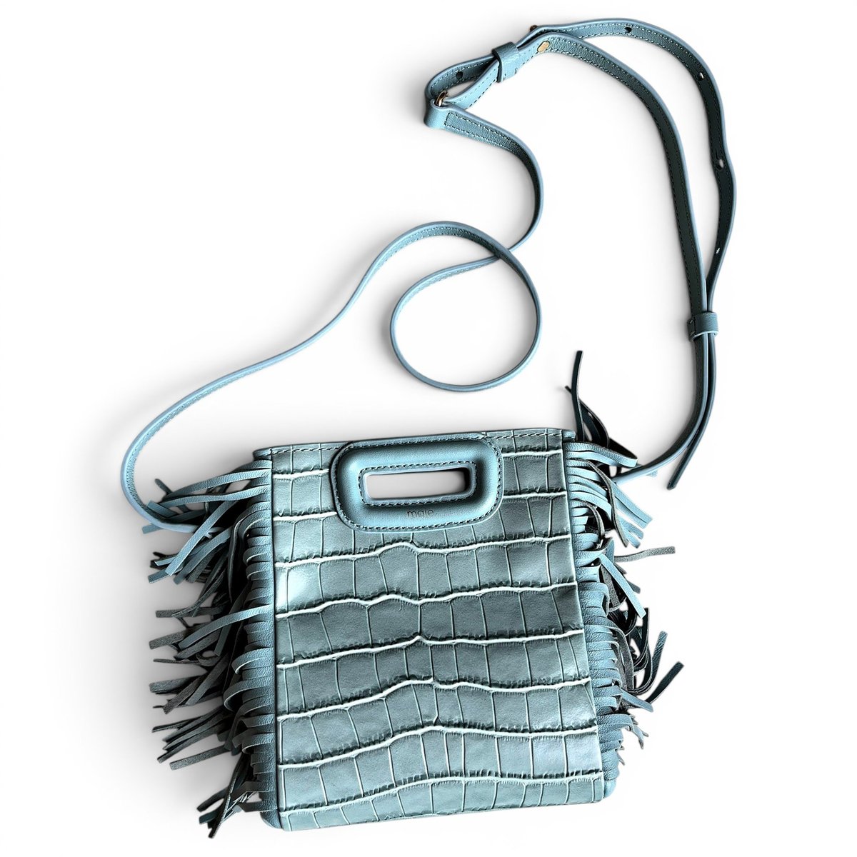 Sac M leather crossbody bag
