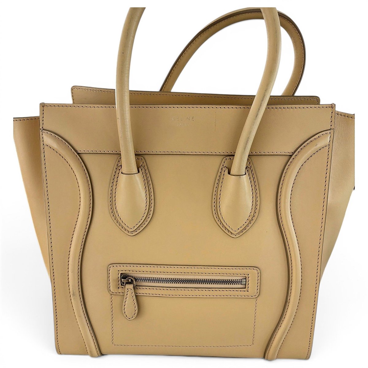 Luggage leather handbag