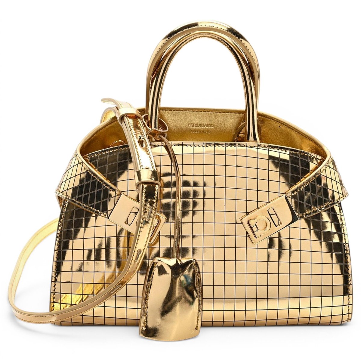 Hug leather handbag