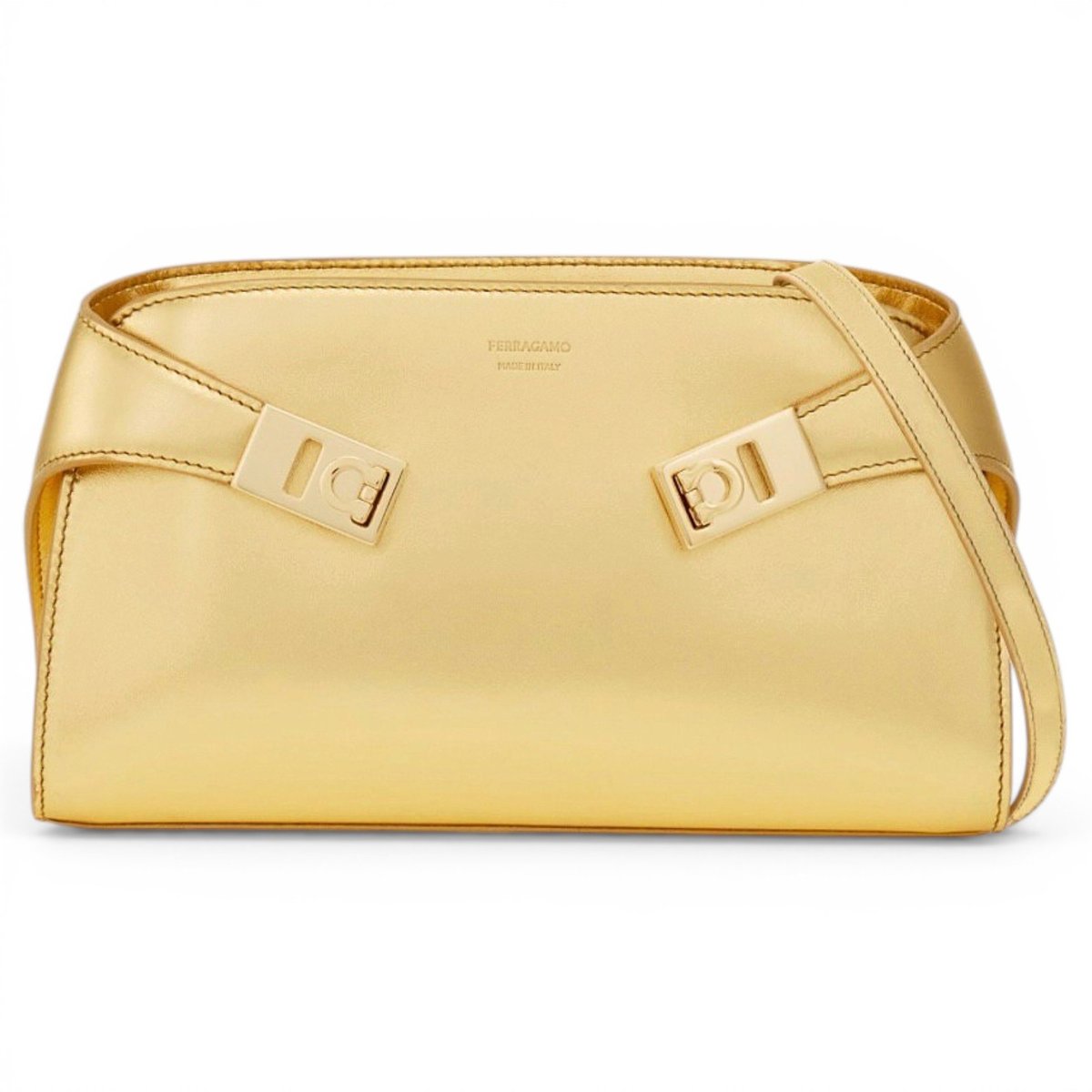 Hug leather handbag