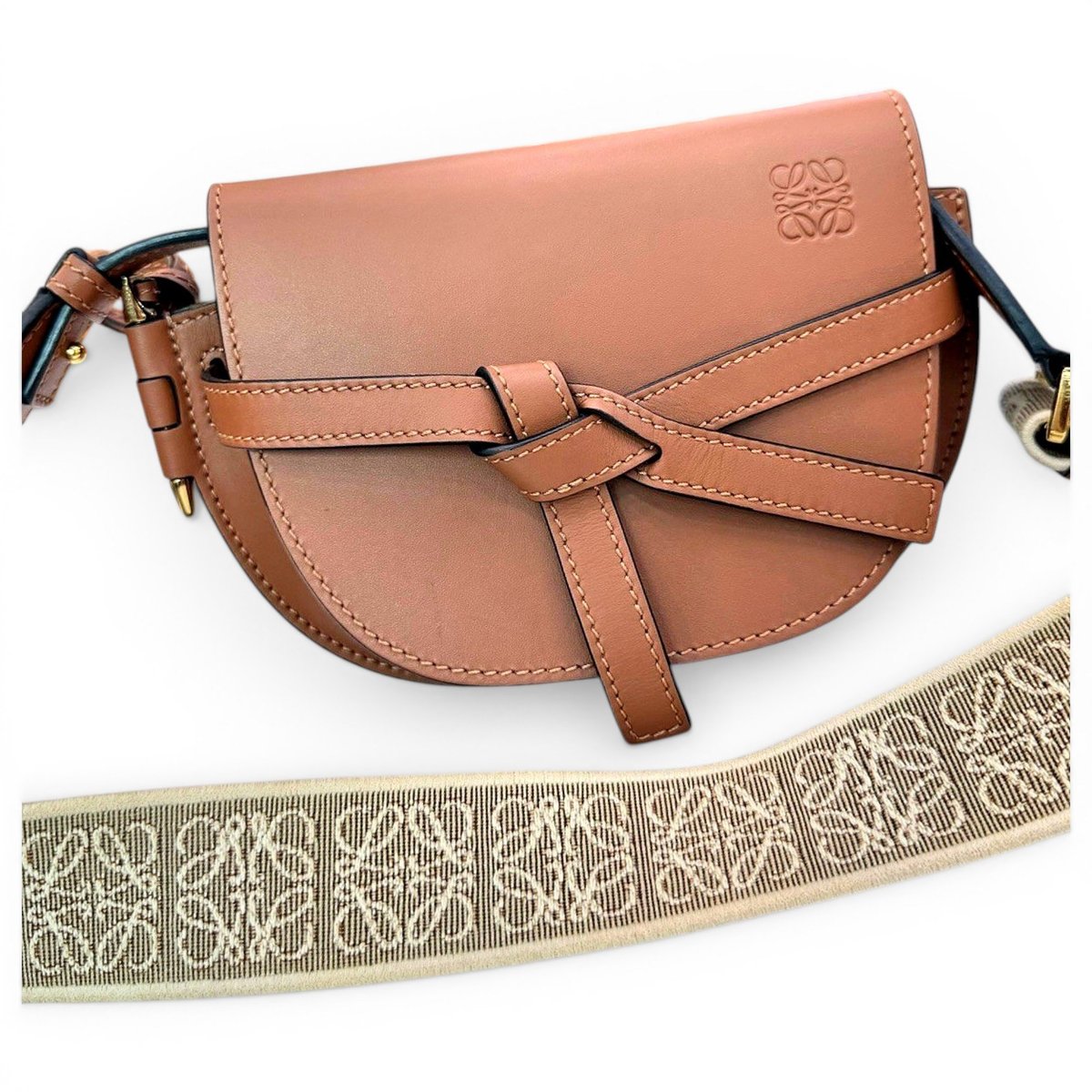 Gate leather handbag