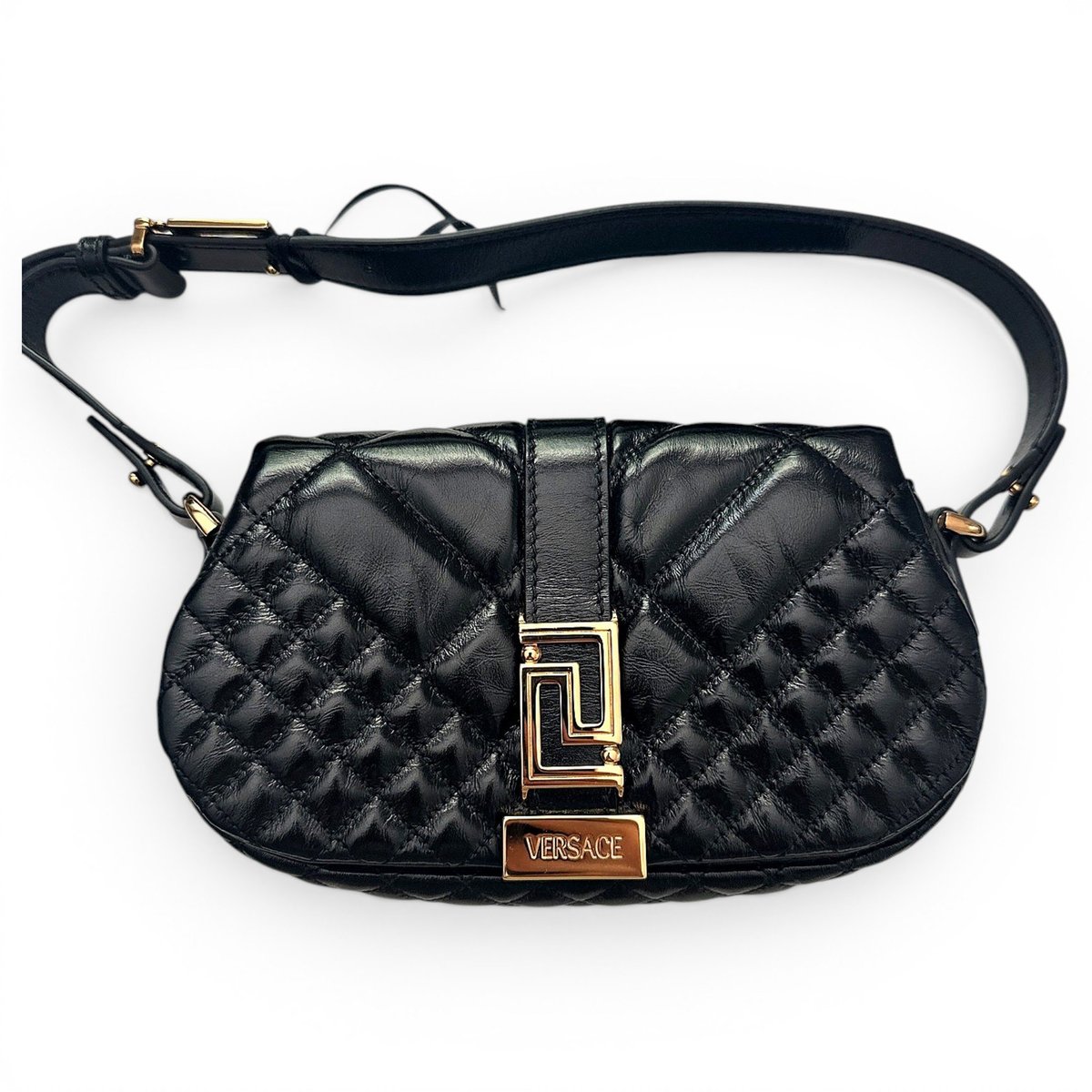 Greca Goddess leather handbag