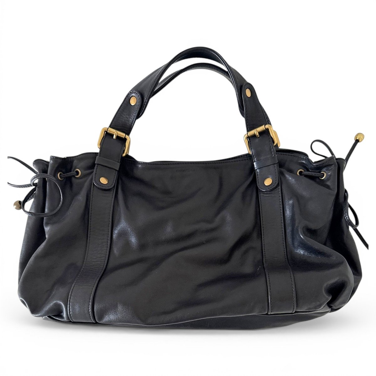 24h leather tote
