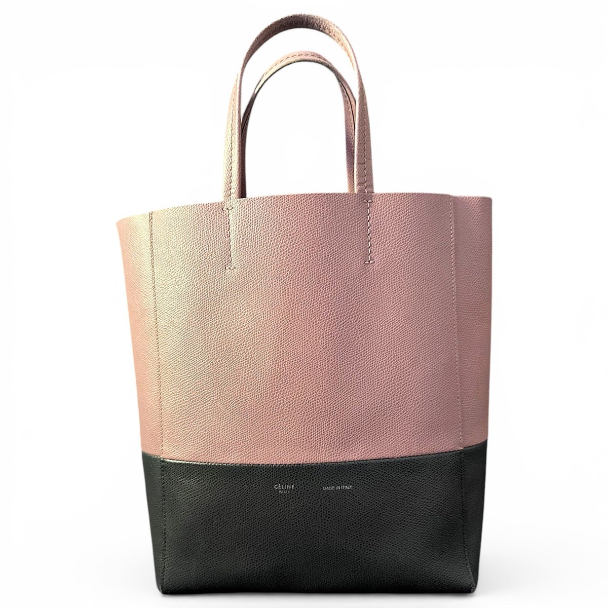Cabas Horizotal leather tote