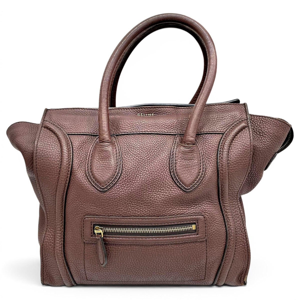 Luggage leather handbag