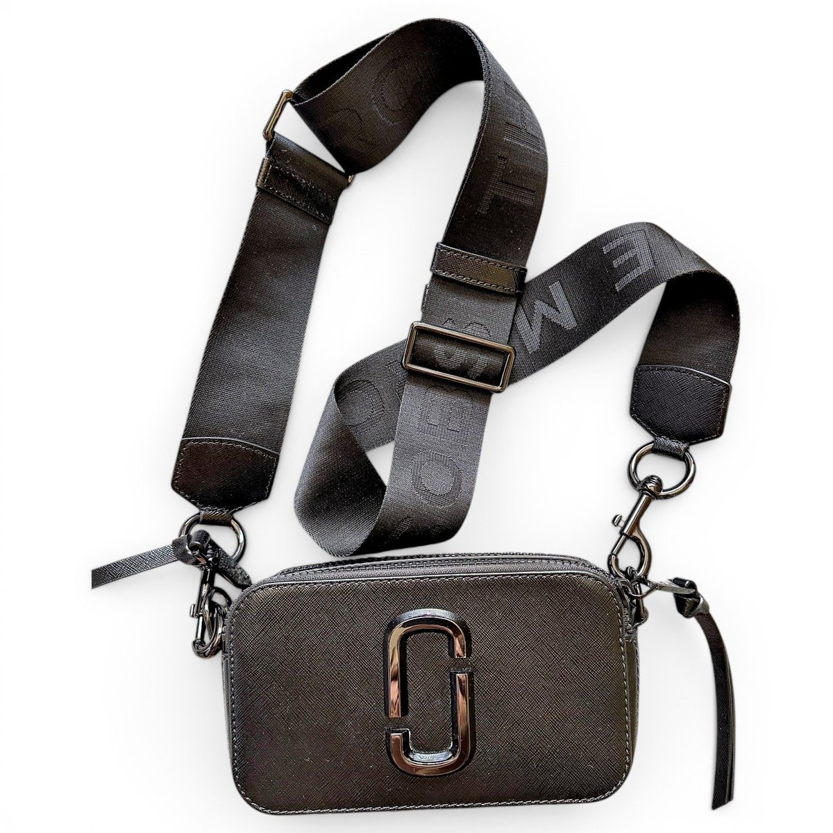 Snapshot leather crossbody bag