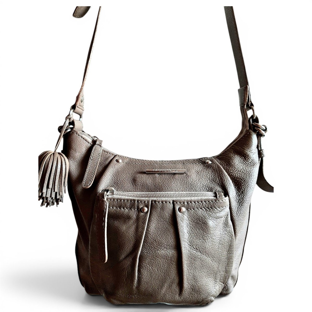 Leather crossbody bag