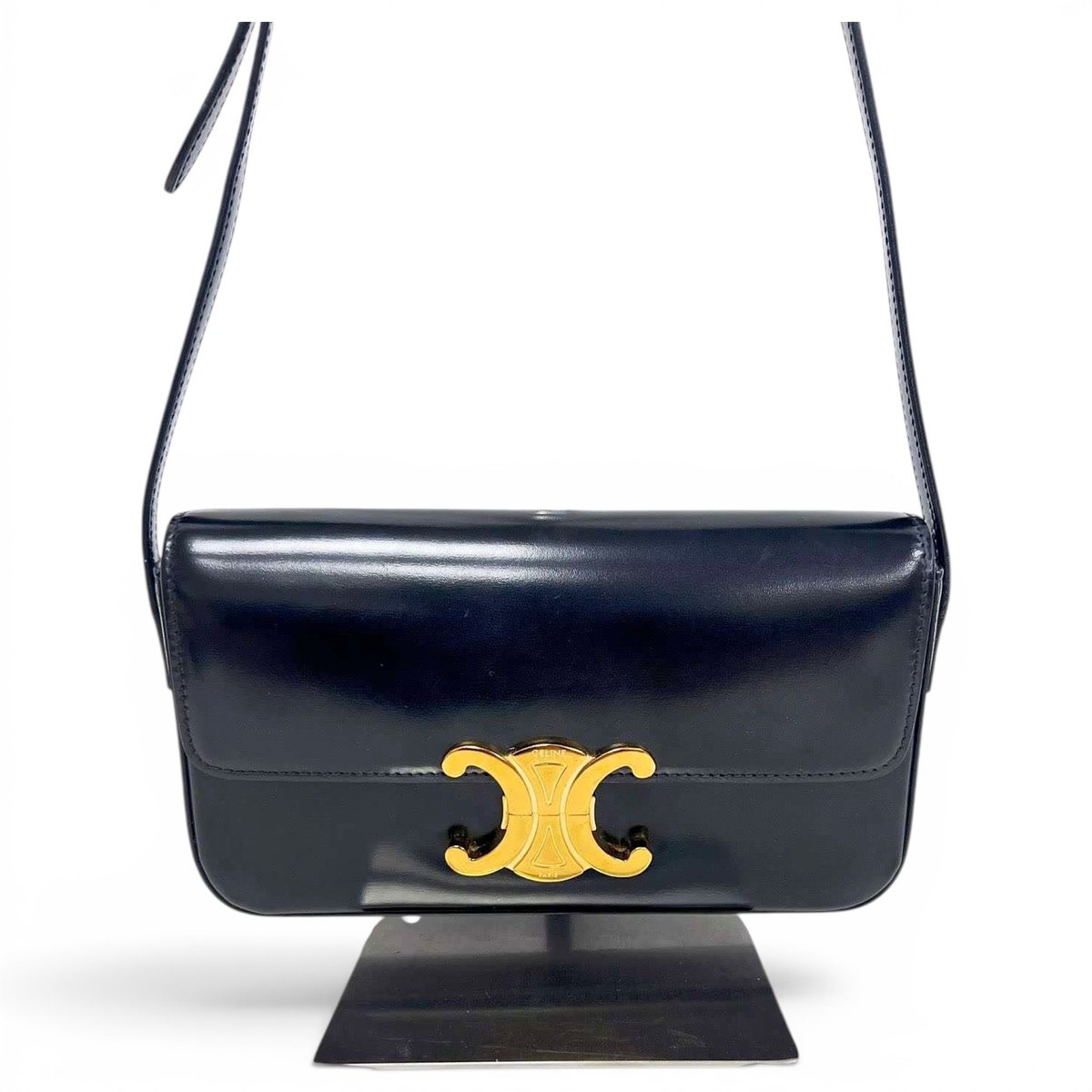 Triomphe Long leather handbag
