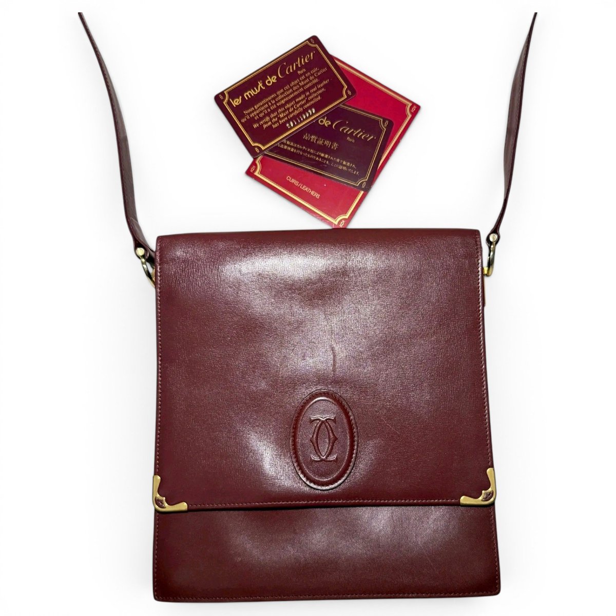 Leather crossbody bag