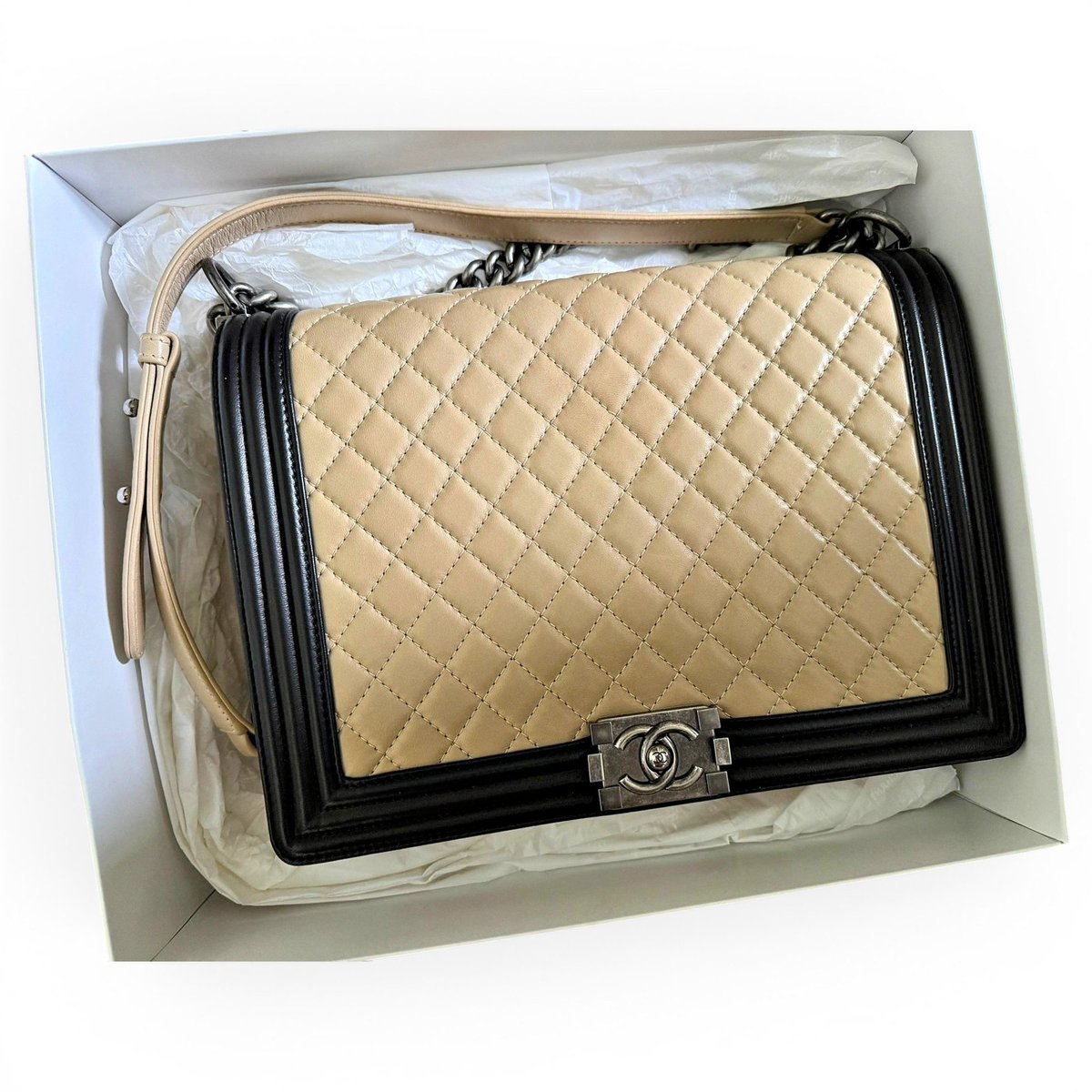 Boy leather crossbody bag