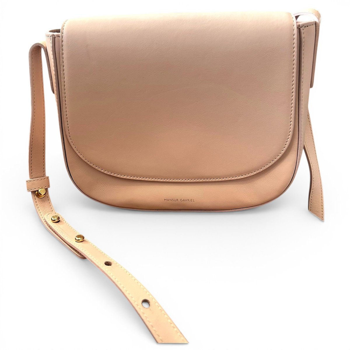 Envelope leather crossbody bag