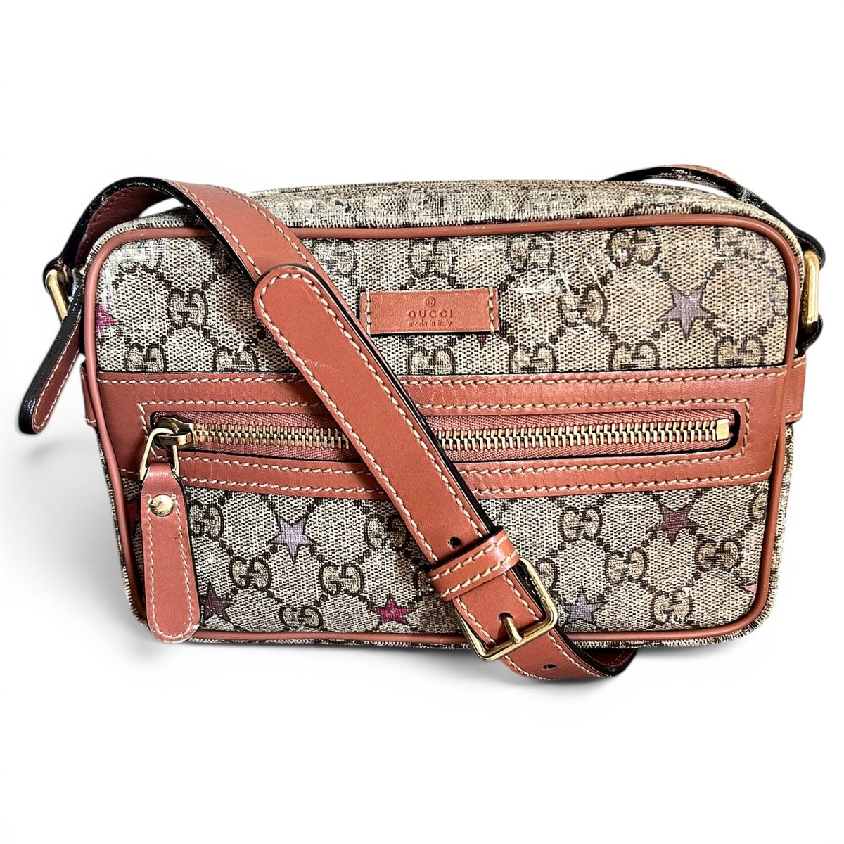 Ophidia GG Supreme leather handbag